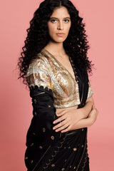 Rasna Bhasin spotted wearing Mirik Handwoven Silk Sari