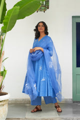 Asmani sitara kali kurta set