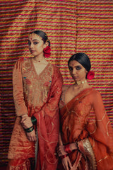 NOOR SHARARA ODHNI SET