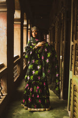 Hebah Patel spotted wearing MEGHA LEHNGA