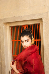 Ayesha Kanga spotted wearing Kumkum Zari Resham Sharara