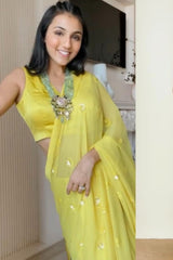 Masoom Minawala spotted wearing The Shining Sun Saree