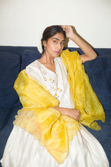 Rashi Khanna spotted wearing Nargis Kalidar Champa Buti Kurta With Palazzo