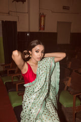 Dolly Singh spotted wearing Heer Sari & Blouse