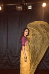 Kusha Kapila spotted wearing Vasanti Saree & Blouse