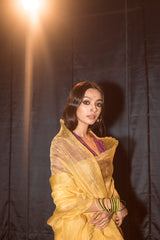 Kusha Kapila spotted wearing Vasanti Saree & Blouse