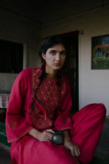Jammu Pashmina Silk Kurta Set
