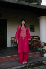 Jammu Pashmina Silk Kurta Set