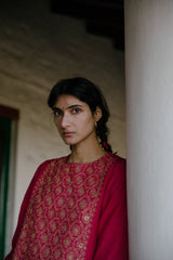 Jammu Pashmina Silk Kurta Set