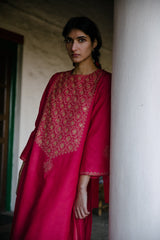 Jammu Pashmina Silk Kurta Set