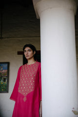 Jammu Pashmina Silk Kurta Set