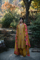 Bajra Pashmina Silk Kurta Set