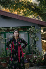 Guldashta Printed Pashmina Silk Kurta Set