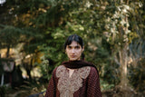 Poshwan Foil Printed Kurta Set