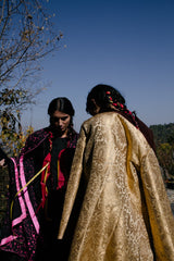Shiuli Silk Kurta Set And Pashmina Shawl