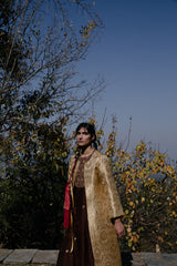 Gulsitara Banarasi Silk Sharara Set