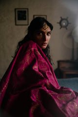 Rishaan Chanderi Silk Lehenga