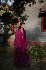 Rishaan Chanderi Silk Lehenga