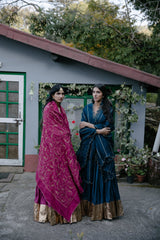 Rishaan Chanderi Silk Lehenga