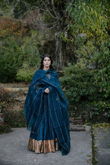 Donkhang Chanderi Silk Lehenga