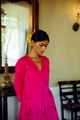 BASANTI GULAB KALI KURTA SET
