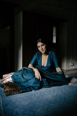 Donkhang Chanderi Silk Lehenga