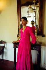 BASANTI GULAB KALI KURTA SET
