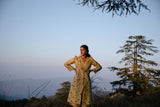 Kasol Printed Handwoven Silk Jacket Set