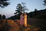 Spiti Printed Handwoven Silk Jacket Set