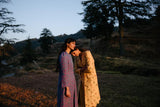 Spiti Printed Handwoven Silk Jacket Set