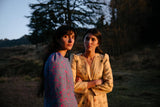 Spiti Printed Handwoven Silk Jacket Set