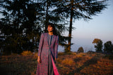 Spiti Printed Handwoven Silk Jacket Set