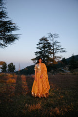 Bodh Chanderi Silk Lehenga