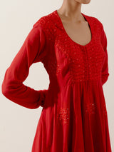 GULMOHAR KALI KURTA SET