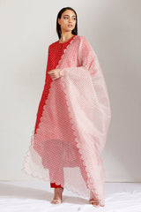 Laal jeera kurta set