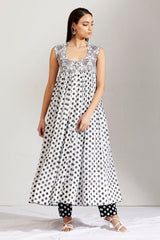 Phool jaal batasha kurta set