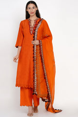 Kesar Zari Kurta