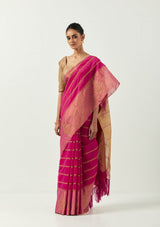 sunahri dhaari saree