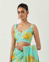Asmaani jaak sitara saree