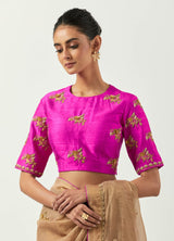 surmai gulab saree
