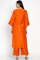 Kesar Zari Buti Kurta