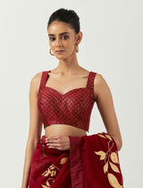 katthai chaandni saree