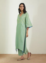 Twinkling Daffodils Kurta Set