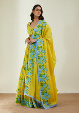 The Wild Rose Garden Lehnga