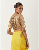 sona buti saree  sunahri blouse