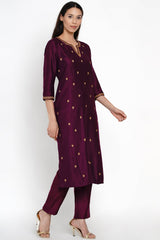 Phalsa Sequins Buti Set