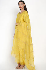 Zarad Zari Resham Kurta with Peetambari Resham Dhaari Odhni
