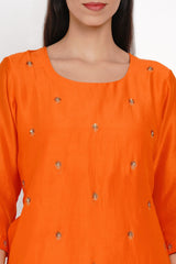 Kesar Sequins Buti Set