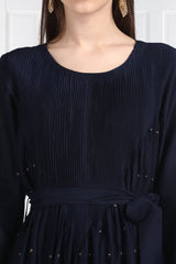 Neelkamal Pleated Sujani Dress