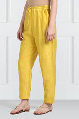 Champa Butidar Kurta With Zari Pants and Organza Silk Dupatta